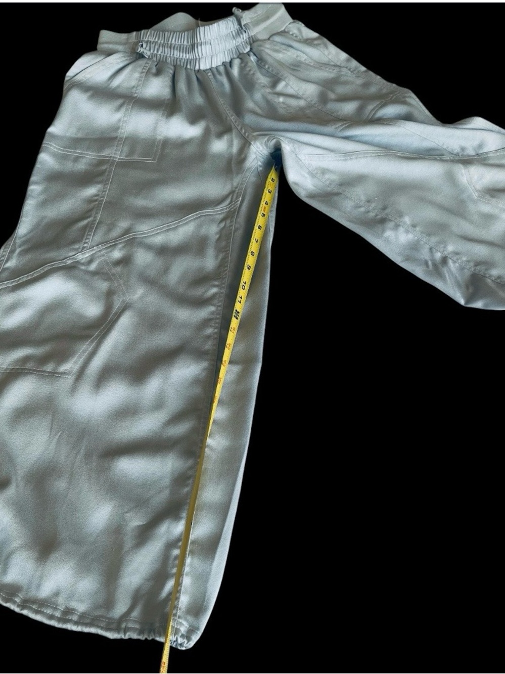 ๐ Daily Practice by Anthropologie Base Jump Parachute Pants Metallic xs - Picture 10 of 13
